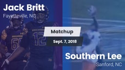 Matchup: Britt  vs. Southern Lee  2018