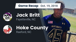 Recap: Jack Britt  vs. Hoke County  2018