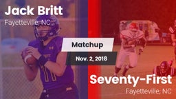 Matchup: Britt  vs. Seventy-First  2018