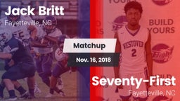 Matchup: Britt  vs. Seventy-First  2018