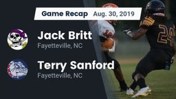 Recap: Jack Britt  vs. Terry Sanford  2019