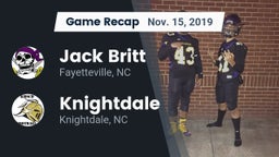 Recap: Jack Britt  vs. Knightdale  2019