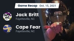 Recap: Jack Britt  vs. Cape Fear  2021