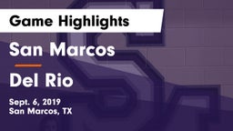San Marcos  vs Del Rio  Game Highlights - Sept. 6, 2019