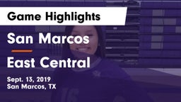 San Marcos  vs East Central  Game Highlights - Sept. 13, 2019
