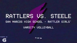 San Marcos volleyball highlights Rattlers vs. Steele