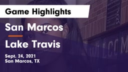 San Marcos  vs Lake Travis  Game Highlights - Sept. 24, 2021