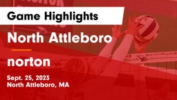 North Attleboro  vs norton Game Highlights - Sept. 25, 2023