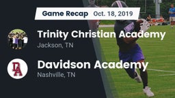 Recap: Trinity Christian Academy  vs. Davidson Academy  2019