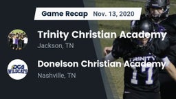 Recap: Trinity Christian Academy  vs. Donelson Christian Academy  2020