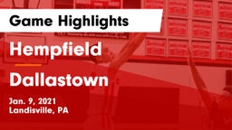 Hempfield  vs Dallastown  Game Highlights - Jan. 9, 2021