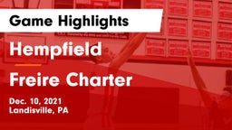 Hempfield  vs Freire Charter Game Highlights - Dec. 10, 2021
