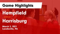 Hempfield  vs Harrisburg  Game Highlights - March 2, 2021