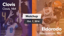 Matchup: Clovis  vs. Eldorado  2016