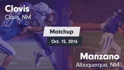 Matchup: Clovis  vs. Manzano  2016