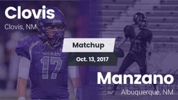 Matchup: Clovis  vs. Manzano  2017