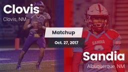 Matchup: Clovis  vs. Sandia  2017
