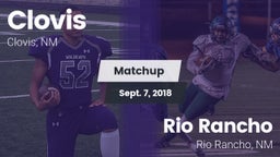 Matchup: Clovis  vs. Rio Rancho  2018