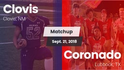 Matchup: Clovis  vs. Coronado  2018