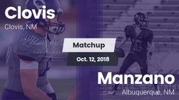 Matchup: Clovis  vs. Manzano  2018