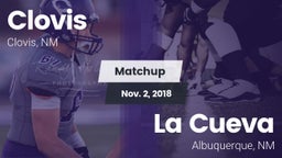 Matchup: Clovis  vs. La Cueva  2018