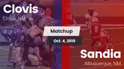 Matchup: Clovis  vs. Sandia  2019