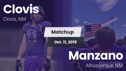 Matchup: Clovis  vs. Manzano  2019