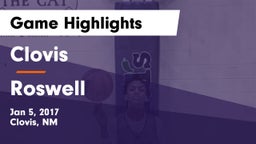 Clovis  vs Roswell  Game Highlights - Jan 5, 2017