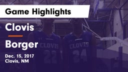 Clovis  vs Borger  Game Highlights - Dec. 15, 2017