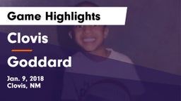 Clovis  vs Goddard  Game Highlights - Jan. 9, 2018