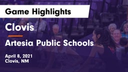 Clovis  vs Artesia Public Schools Game Highlights - April 8, 2021