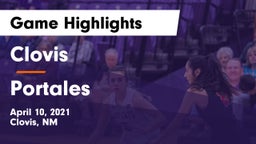Clovis  vs Portales  Game Highlights - April 10, 2021