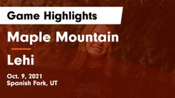 Maple Mountain  vs Lehi  Game Highlights - Oct. 9, 2021