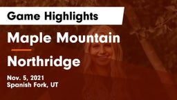 Maple Mountain  vs Northridge Game Highlights - Nov. 5, 2021