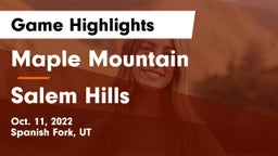 Maple Mountain  vs Salem Hills  Game Highlights - Oct. 11, 2022