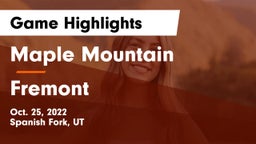 Maple Mountain  vs Fremont  Game Highlights - Oct. 25, 2022