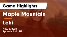 Maple Mountain  vs Lehi  Game Highlights - Nov. 3, 2022