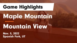 Maple Mountain  vs Mountain View  Game Highlights - Nov. 5, 2022