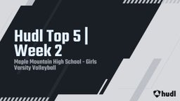 Highlight of Hudl Top 5  Week 2