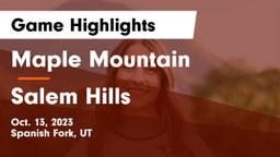 Maple Mountain  vs Salem Hills  Game Highlights - Oct. 13, 2023