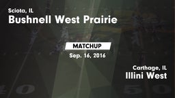 Matchup: Bushnell West vs. Illini West  2016