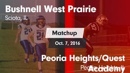 Matchup: Bushnell West vs. Peoria Heights/Quest Academy 2016
