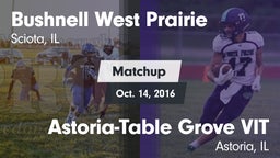 Matchup: Bushnell West vs. Astoria-Table Grove VIT  2016