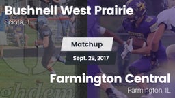 Matchup: Bushnell West vs. Farmington Central  2017