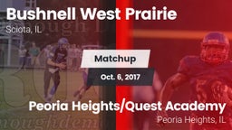 Matchup: Bushnell West vs. Peoria Heights/Quest Academy 2017