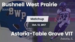 Matchup: Bushnell West vs. Astoria-Table Grove VIT  2017