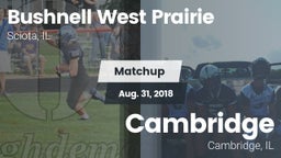 Matchup: Bushnell West vs. Cambridge  2018