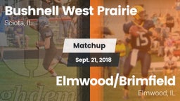 Matchup: Bushnell West vs. Elmwood/Brimfield  2018