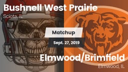 Matchup: Bushnell West vs. Elmwood/Brimfield  2019