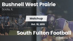 Matchup: Bushnell West vs. South Fulton Football 2019